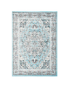 Tappeto Blu Chiaro 80 x 150 cm Polietilene