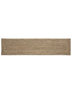Tappeti per area Rettangolare Naturale e Nero 60 x 300 cm Juta
