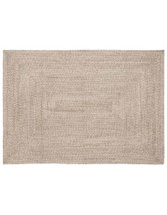 Tappeti per area Naturale e Bianco 120 x 170 cm Juta