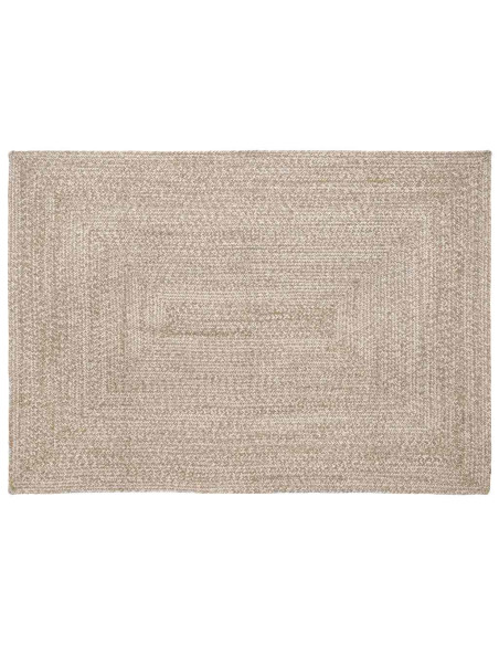 Tappeti per area Naturale e Bianco 120 x 170 cm Juta