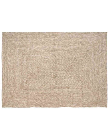 Tappeti per area Naturale e Bianco 160 x 230 cm Juta