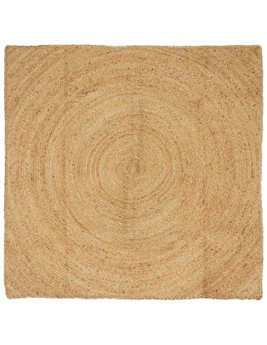 Tappeti per area Quadrato Marrone 160 x 160 cm Juta
