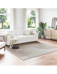 Tappeti per area Quadrato HUARTE Crema 240 x 240 cm Poliestere