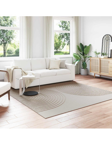 Tappeti per area Quadrato HUARTE Crema 240 x 240 cm Poliestere