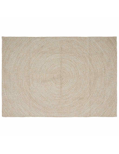 Tappeti per area Naturale e Bianco 240 x 340 cm Juta