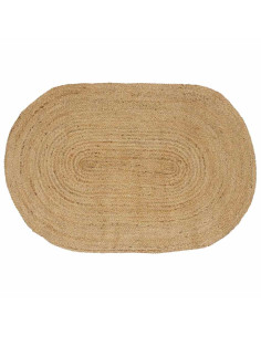 Tappeti per area Ovale Naturale 122 x 183 cm Juta