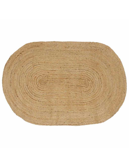 Tappeti per area Ovale Naturale 205 x 305 cm Juta