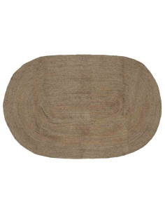 Tappeti per area Ovale Grigio 152 x 245 cm Juta