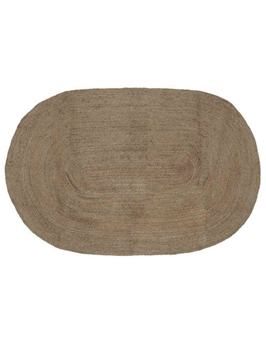 Tappeti per area Ovale Grigio 205 x 305 cm Juta