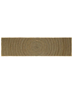 Tappeto Naturale e Nero 80 x 300 cm Juta