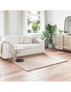 Tappeto in Pelliccia Sintetica di Coniglio Olite Talpa