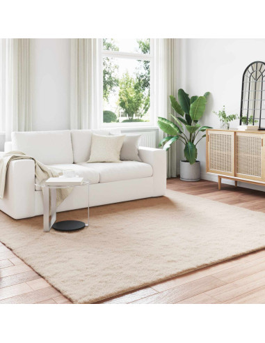 Tappeto in Pelliccia Sintetica di Coniglio Olite Talpa