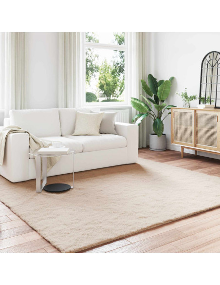 Tappeto in Pelliccia Sintetica di Coniglio Olite Talpa