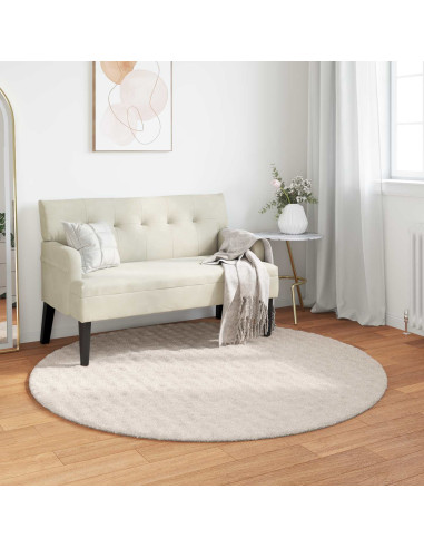Tappeti per area Rotondo HUARTE Beige Ø 200 CM Poliestere