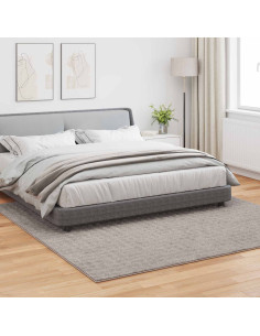 Tappeti per area Quadrato HUARTE Sabbia 240 x 240 cm Poliestere