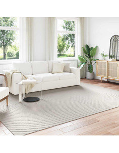 Tappeti per area Rettangolare Crema 280 x 200 cm Poliestere