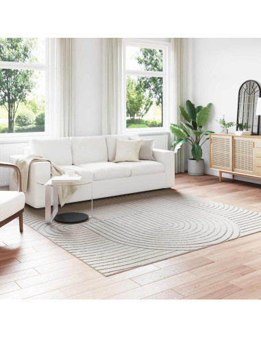 Tappeti per area Quadrato HUARTE Crema 240 x 240 cm Poliestere