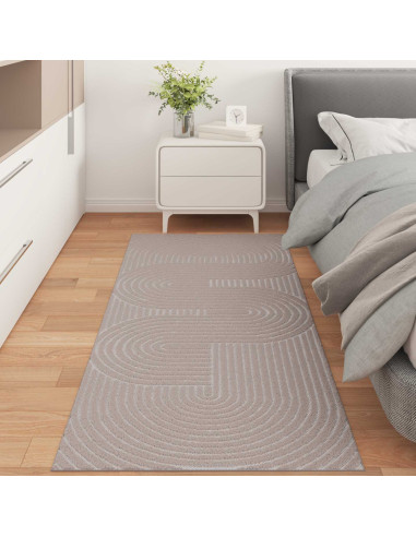 Tappeti per area HUARTE Beige 200 x 80 cm Poliestere