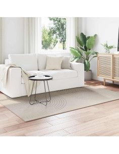 Tappeti per area HUARTE Crema 200 x 140 cm Poliestere