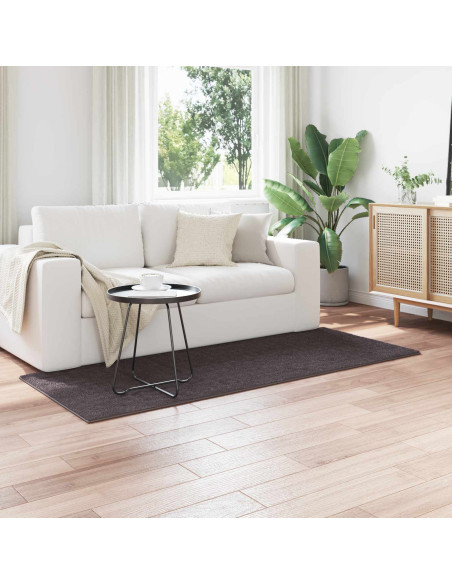 Tappeti per area HUARTE Antracite 150 x 80 cm Poliestere
