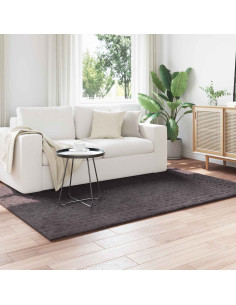 Tappeti per area HUARTE Antracite 200 x 140 cm Poliestere