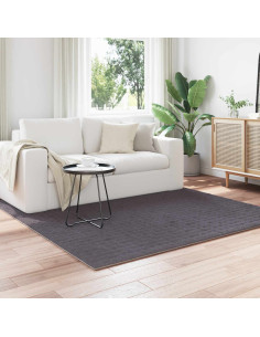 Tappeti per area HUARTE Antracite 200 x 200 cm Poliestere