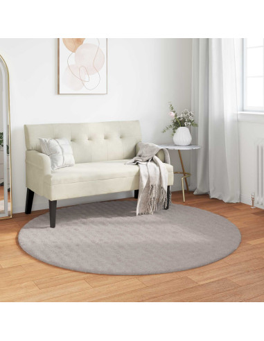 Tappeti per area Rotondo HUARTE Sabbia Ø 160 CM Poliestere