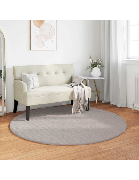 Tappeti per area Rotondo HUARTE Sabbia Ø 160 CM Poliestere