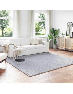 Tappeti per area Quadrato HUARTE Grigio 240 x 240 cm Poliestere