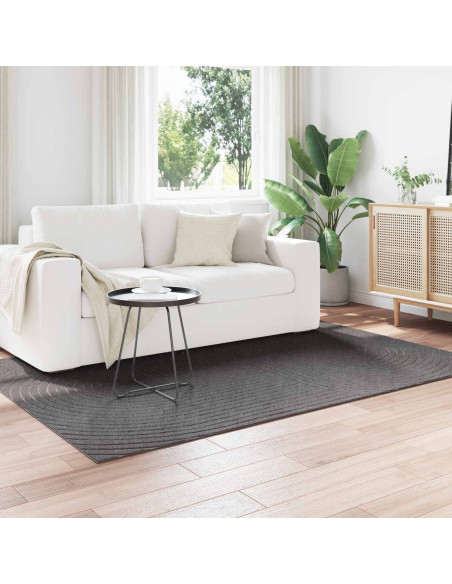 Tappeti per area HUARTE Antracite 230 x 160 cm Poliestere