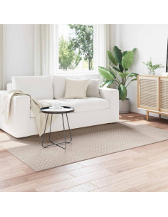 Tappeti per area HUARTE Crema 200 x 140 cm Poliestere