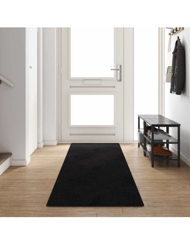 Runner in Moquette Nero 80 x 400 cm 100% Polipropilene Tuft