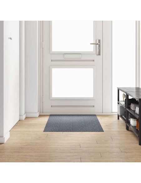 Runner in Moquette Grigio 80 x 150 cm Tessuto