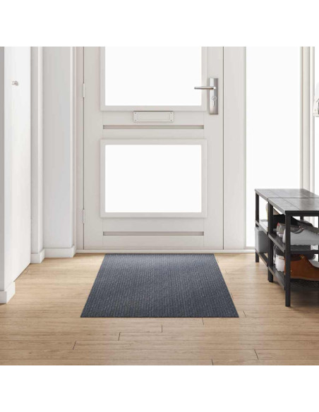 Runner in Moquette Grigio 80 x 250 cm Tessuto