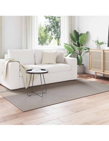 Tappeti per area HUARTE Crema e Taupe 200 x 140 cm Poliestere