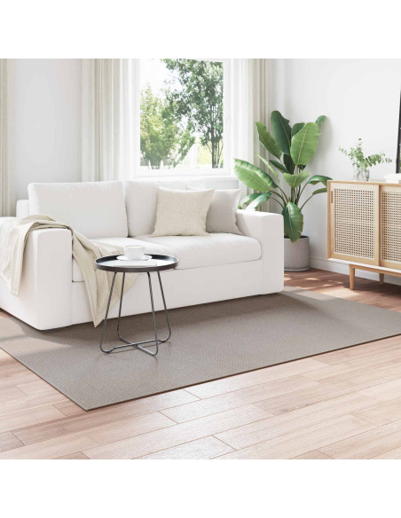 Tappeti per area HUARTE Crema e Taupe 200 x 140 cm Poliestere