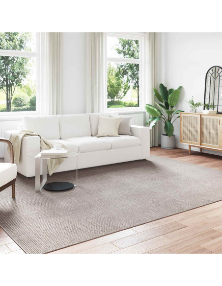 Tappeti per area HUARTE Crema e Taupe 340 x 240 cm Poliestere