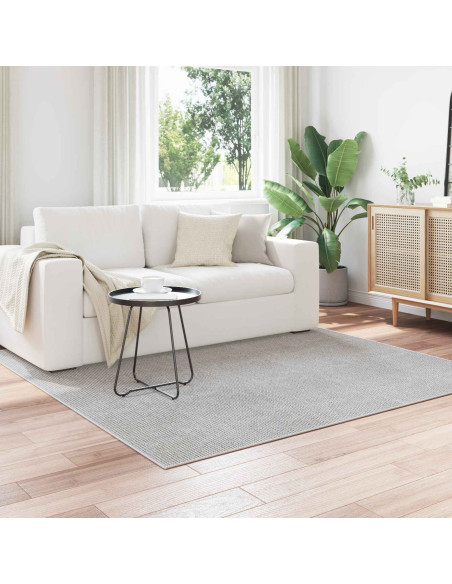 Tappeti per area Quadrato HUARTE Crema 120 x 120 cm Poliestere