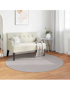 Tappeti per area Rotondo HUARTE Crema Ø 200 CM Poliestere