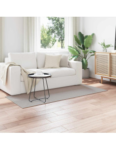 Tappeti per area HUARTE Crema e Taupe 150 x 80 cm Poliestere