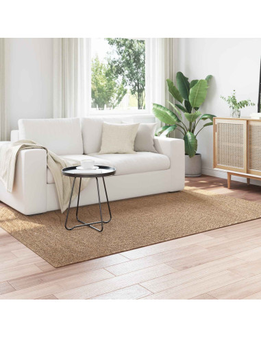 Tappeti per area Moiré HUARTE Naturale 170 x 120 cm Poliestere