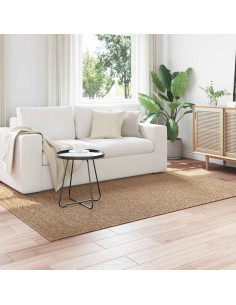 Tappeti per area Moiré HUARTE Naturale 200 x 140 cm Poliestere