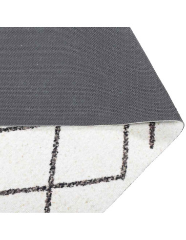 Tappeto da Cucina Bianco 300 x 60 cm Velluto