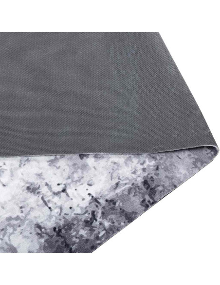 Tappeto da Cucina Grigio 150 x 45 cm Velluto