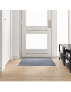 Runner in Moquette Grigio chiaro 100 x 150 cm Tessuto