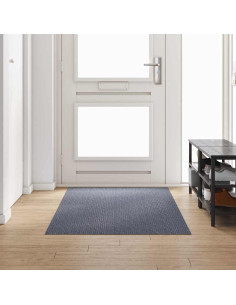 Runner in Moquette Grigio chiaro 100 x 250 cm Tessuto