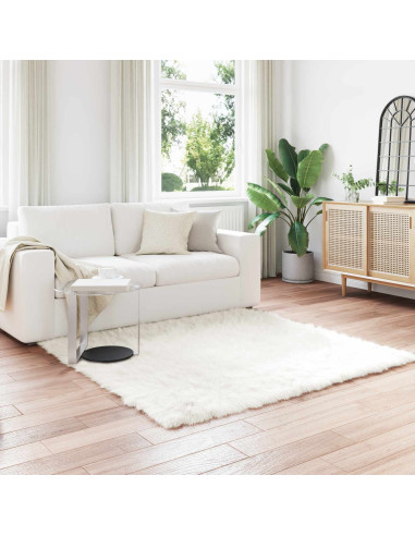 Tappeto Pecora Tafalla Bianco 160 x 160 cm Poliestere