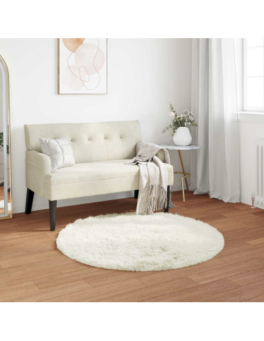 Tappeto Pecora Tafalla Bianco Ø 80 cm Poliestere