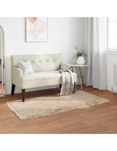 Tappeto Pecora Tafalla Beige 80 x 150 cm Poliestere