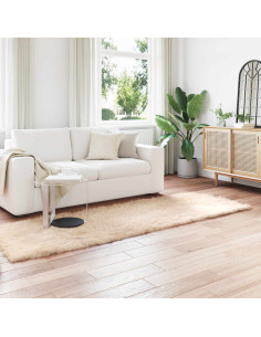 Tappeto Pecora Tafalla Beige 80 x 250 cm Poliestere